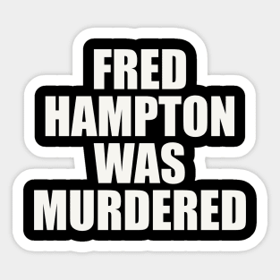 fred hampton Sticker